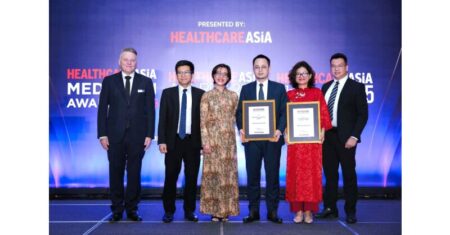 Vinmec becomes the first Vietnamese healthcare system honoured with two accolades at the Healthcare Asia Awards 2025