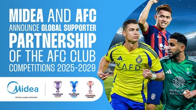 MIDEA becomes a world supporter of AFC club competitions