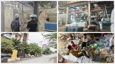 The Famsun team restores the production of myanmar food after the earthquake