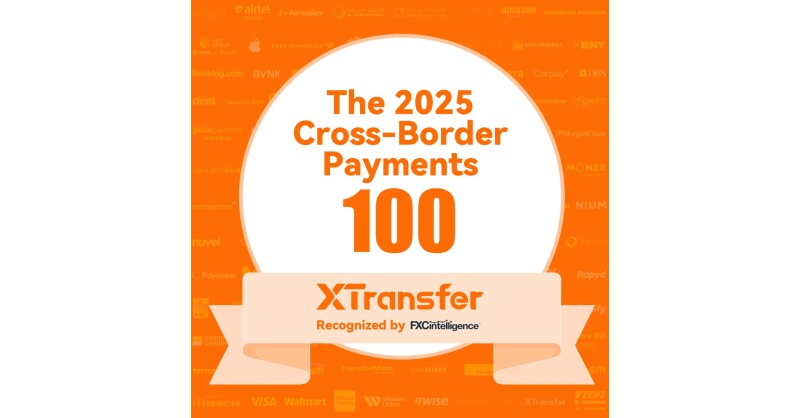 XTransfer Named Among The Top 100 Cross-Border Payments Companies for 2025 by FXC Intelligence XTransfer Named Among The Top 100 Cross-Border Payments Companies for 2025 by FXC Intelligence