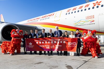 The inaugural flight HX017 landed in Syd this morning and all the coming passengers were entitled to a traditional ceremony of salvation with the water cannon and welcome. The inaugural flight HX017 landed in Syd this morning and all the coming passengers were entitled to a traditional ceremony of salvation with the water cannon and welcome.