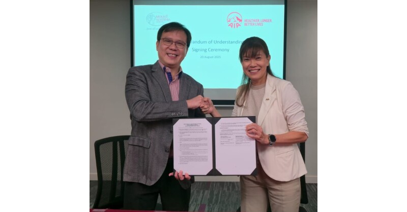 AIA Singapore partners with Mount Alvernia to deliver sustainable, quality, and cost-effective healthcare solutions