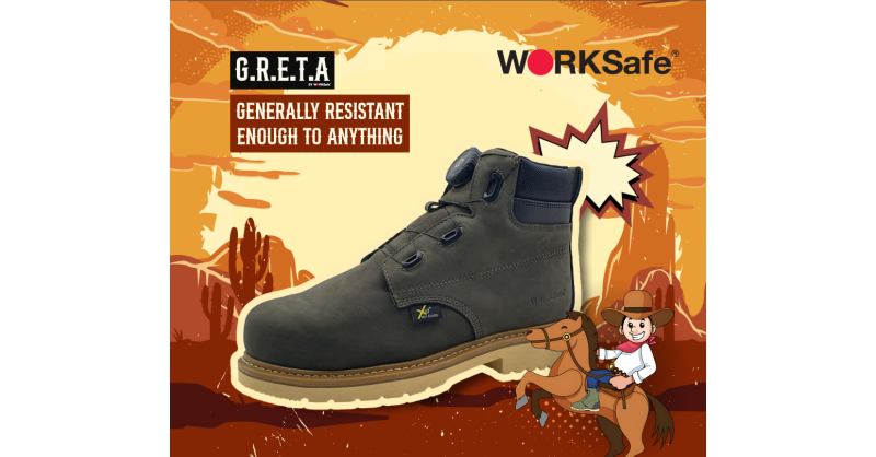 SafetySam Unveils WORKSafe Greta Safety Boot