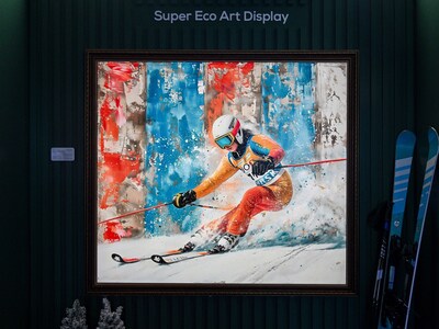 Ultra low power 8: 9 85 inch art TV display Ultra low power 8: 9 85 inch art TV display