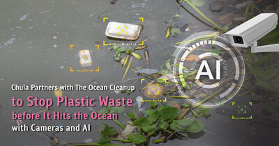 Chula is associated with cleaning the ocean to stop plastic waste before it strikes the ocean with cameras and AI
