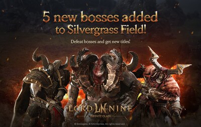Smilegate Lordnine, new region "Silver grass field" Update