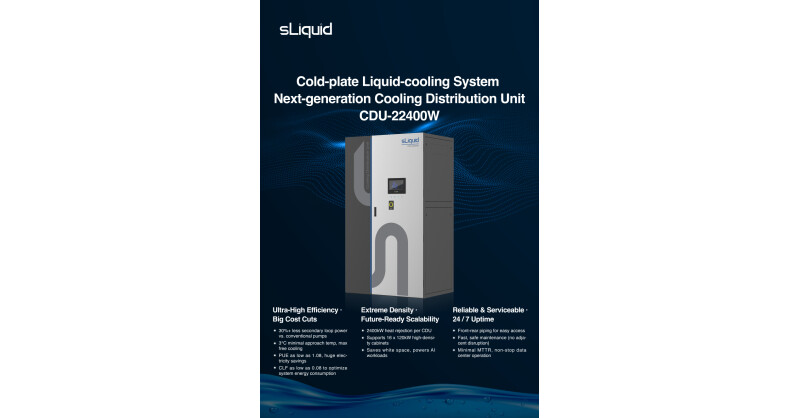 SLiquid Launches First Liquid-cooled CDU Tailored for the Southeast Asian Market, Powering Regional Digital Development