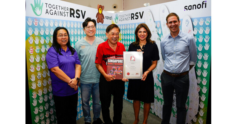 Sanofi sets Singapore Book of Records with the ‘Largest Mural of Magnetic Hands’ – a Public Pledge against Respiratory Syncytial Virus (RSV) in Nationwide Awareness Campaign Sanofi sets Singapore Book of Records with the ‘Largest Mural of Magnetic Hands’ - a Public Pledge against Respiratory Syncytial Virus (RSV) in Nationwide Awareness Campaign
