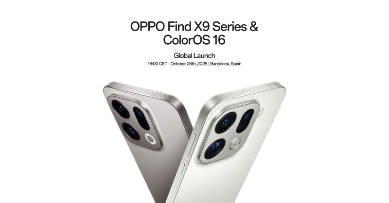 OPPO Find X9 Series to Launch Globally, Set to Redefine Mobile Imaging OPPO Find X9 Series to Launch Globally, Set to Redefine Mobile Imaging