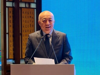 Wang Xudong, director of the Palace Museum, delivering a speech Wang Xudong, director of the Palace Museum, delivering a speech