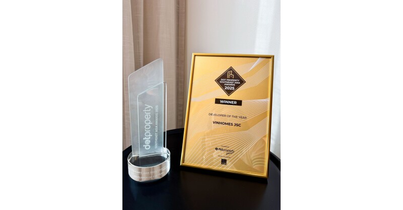 Vinhomes honored as “Developer of the Year Southeast Asia 2025” at the Dot Property Southeast Asia Awards 2025 Vinhomes honored as "Developer of the Year Southeast Asia 2025" at the Dot Property Southeast Asia Awards 2025