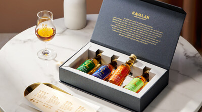 The Kavalan Miniature Whiskey Gift Set is designed for gifting and discovering whisky.