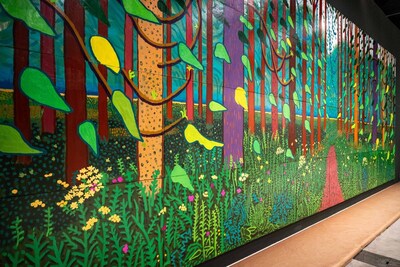David Hockney. The arrival of spring in Woodgate, East Yorkshire in 2011 (twenty-one), 2011. Arduna, 2026. Center Pompidou, Mnam-Cci, Paris