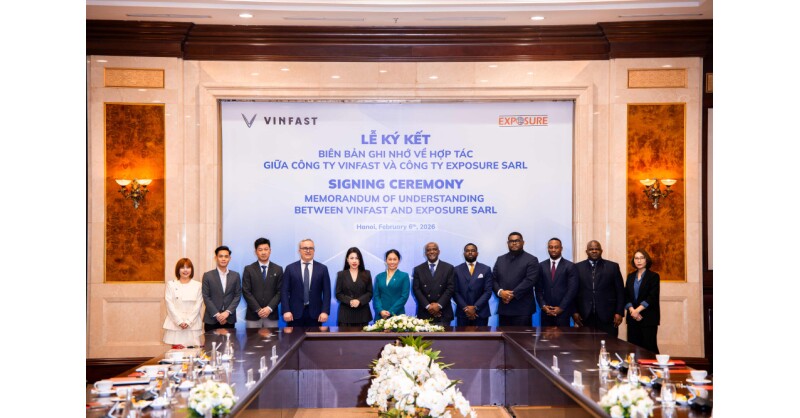 VinFast and Exposure SARL Sign Mou to Promote Green Transportation in The Democratic Republic of Congo