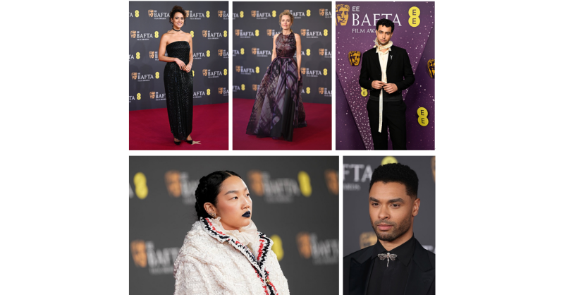 Desert Diamond Hues Take Centre Stage On The Red Carpet At The 79th British Academy Film Awards