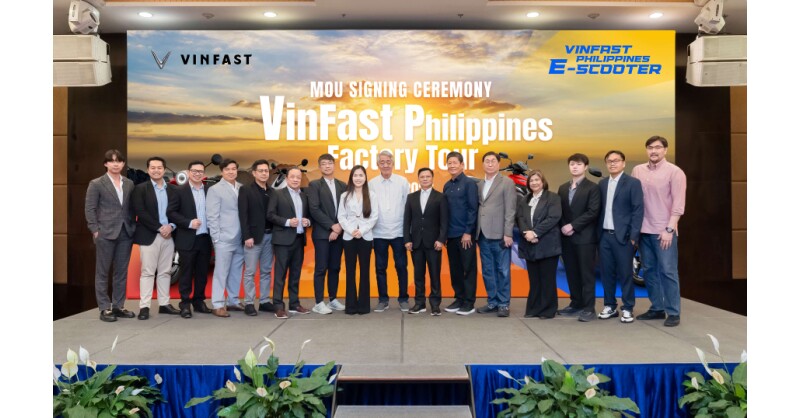 VinFast signs partnerships with 14 e-scooter dealers in the Philippines, accelerating nationwide network expansion