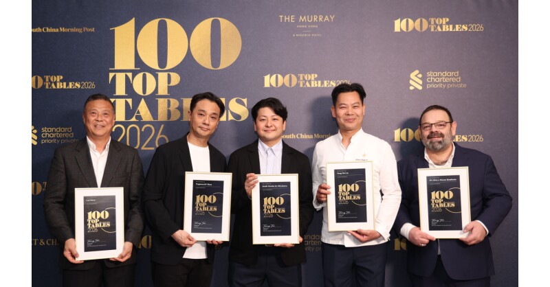 Galaxy Macau’s Quintet of Fine-Dining Restaurants Recognised in SCMP’s "100 Top Tables 2026" Restaurant Guide