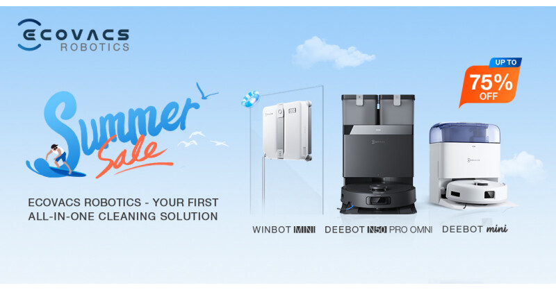 Make Summer Cleaning Effortless with ECOVACS’ All-in-One Solutions at Great Deals