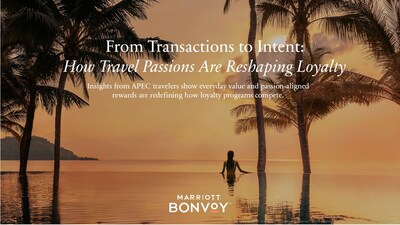 Travel Passions and Local Behaviors are Reshaping Hotel Loyalty Across Asia Pacific Excluding China, New Marriott Bonvoy Report Finds