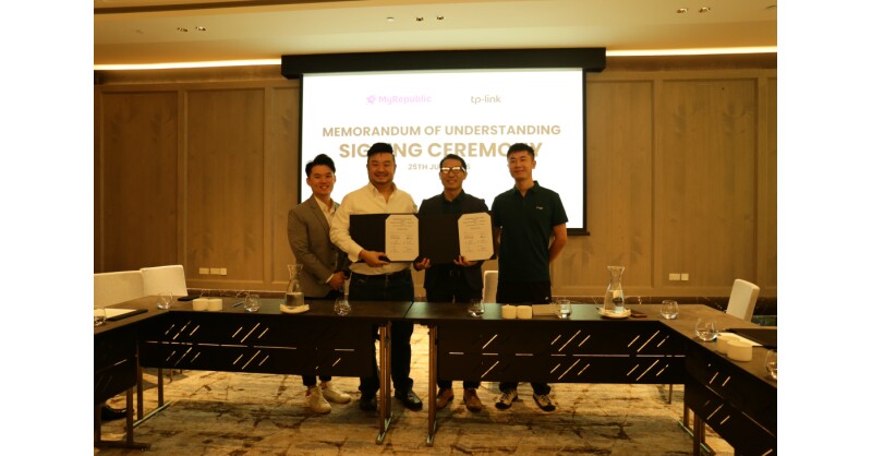 MyRepublic and TP-Link sign MOU to strengthen SME connectivity in Singapore