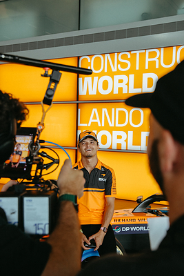 Velo and McLaren Mastercard Formula 1® Team Release Behind-the-Scenes Imagery of Lando Norris & Oscar Piastri from latest shoot