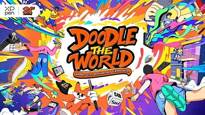 XPPen Marks Its 21st Anniversary with "DOODLE THE WORLD", Bringing Creativity Beyond Boundaries