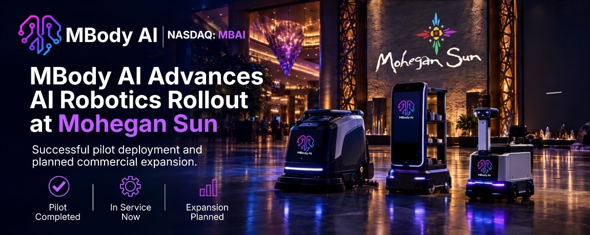 MBody AI Advances AI Robotics Rollout at Mohegan Sun MBody AI Advances AI Robotics Rollout at Mohegan Sun