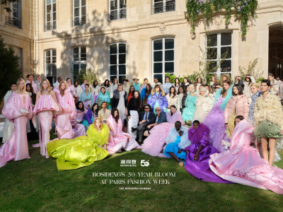 Bosideng Makes Official Paris Fashion Week Debut with 50th Anniversary Show "The Bloom"